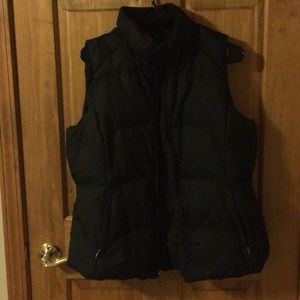 Eddie Bauer Puffy Black Vest